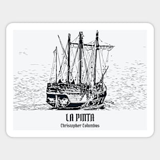 La Pinta - Christopher Columbus Sticker